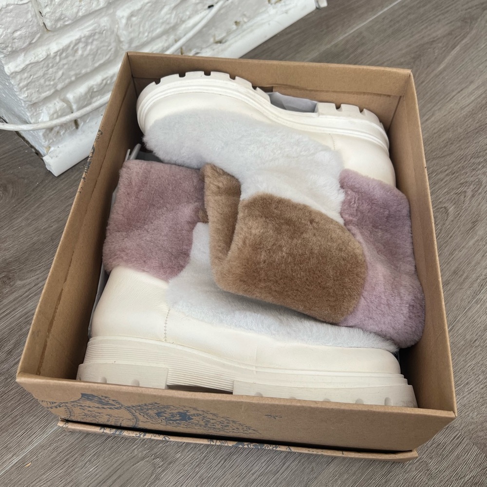 Free People Happy Thoughts Fur Boots - Picture 2 of 7